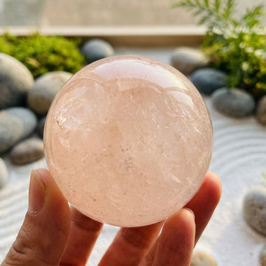 Pink Azeztulite Sphere 338 grams | 6cm - Ai Ne