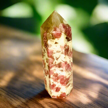 Pink Tourmaline Natural Crystal point 93 grams - Ai Ne