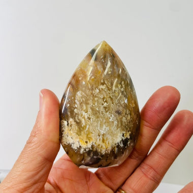 Plum Agate Crystal Drop Shape 116 grams - Ai NeGifts & Crystals