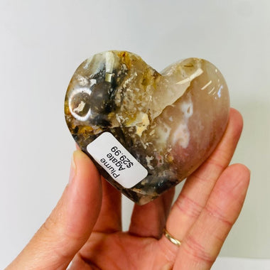 Plum Agate Crystal Heart 103 grams - Ai NeGifts & Crystals