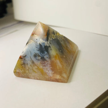 Plum Agate Crystal Pyramid 105 grams - Ai NeGifts & Crystals