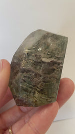 Garden Quartz / Lodolite / Phantom Quartz Crystal point 87 grams