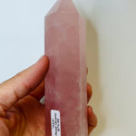 Rose Quartz Gemstone Crystal Tower 13.5 cm | 287 grams