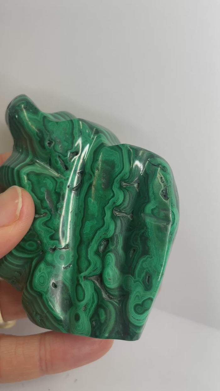 Authentic Malachite Natural Crystal Gemstone 315 grams Stone of Transformation