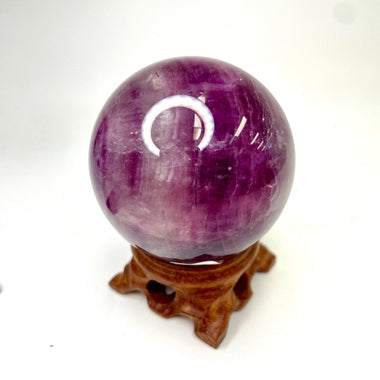 Purple Fluorite Crystal Sphere 276 grams | 5.5cm - Ai Ne