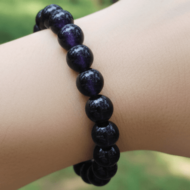 Purpurite Gemstone Crystals Bracelet 8-9mm - Ai NeJewellery