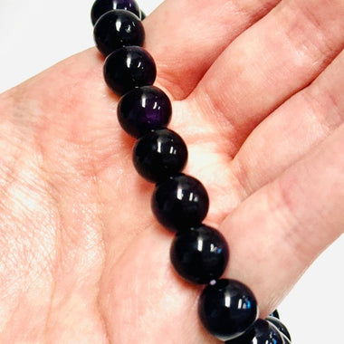 Purpurite Gemstone Crystals Bracelet 9 - 10mm - Ai NeJewellery
