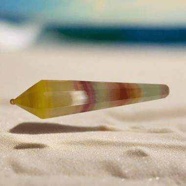 Rainbow Fluorite Wand 106 grmas - Ai Ne