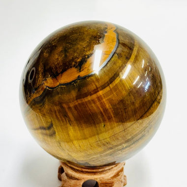 SALE! Genuine Tiger Eye Gemstone Crystal Sphere 8.7cm | 954 grams - Ai NeDefault Category