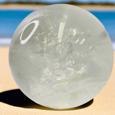 SALE! Natural Clear Quartz Sphere 1,628 grams | Amplify Your Energy with Pure Clarity - Ai NeDefault Category