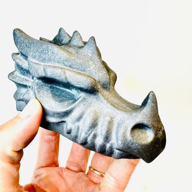 Shungite Crystal Dragon Head 11 cm - Ai Ne