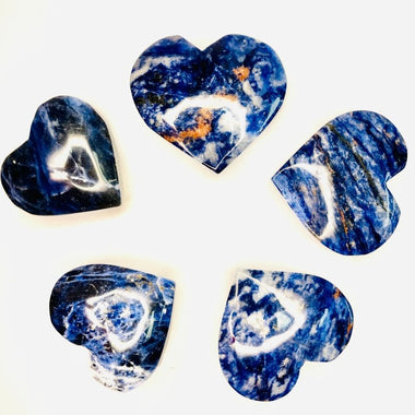 Sodalite Crystal Healing Gemstone Heart 4 cm | Serenity and Spiritual - Ai NeDefault Category