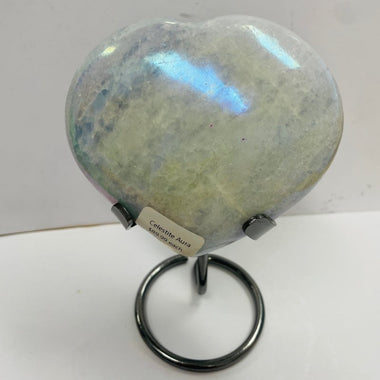 Stunning Aura Celestite Heart 10 cm - Ai Ne