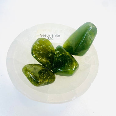 Vesuvianite Tumbles 2.5 - 3.5 cm| Balance • Growth • Clarity - Ai NeDefault Category