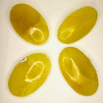 Yellow Calcite Crystal Palm Stone 6.5 cm - Ai Ne