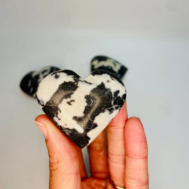 Zebra Jasper Crystal Heart - Ai NeGifts & Crystals