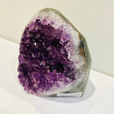 Amethyst Geode Cluster Cave Stand Alone 498 grams - Ai Ne