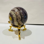 Chevron Amethyst Gemstone Crystal Sphere 6cm - 267 grams - Ai NeDefault Category