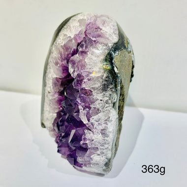 Amethyst Geode Cluster Cave Stand Alone 363 grams - Ai Ne