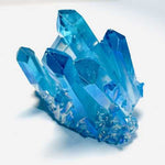 Genuine Mystic Aura Aqua Quartz Cluster Crystal Points 7x6cm - Ai Ne