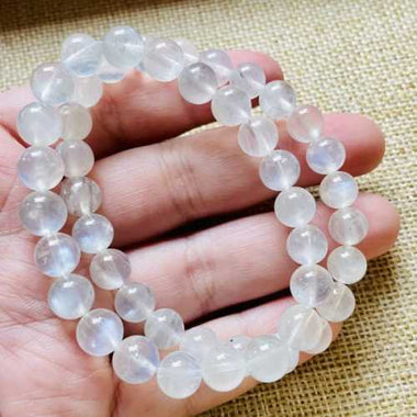 RARE! "A" Quality Rainbow Moonstone Gemstone Crystals Bracelets 8mm - Ai NeDefault Category