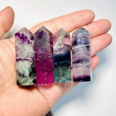 CUTE! Mini Rainbow Fluorite Points/ Tower 5cm - Ai NeDefault Category