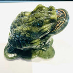 Handcarved Authentic Green Jade Frog with Coins | Embrace Prosperity and Abundance - Ai NeDefault Category