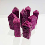 Authentic Fluorescent Ruby Crystal Points/Tower 6cm | Radiate Passion and Spiritual Vibrancy - Ai NeDefault Category