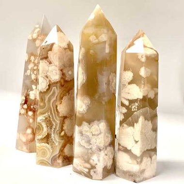 Cherry Blossom Crystal Points/Tower 8-10cm | Embrace Beauty and Blossoming Healing Energies - Ai NeDefault Category