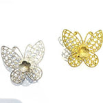 Butterfly Crystal Sphere Stand - Radiant Gold or Serene Silver Finish | Elevate your Spiritual Space - Ai NeDefault Category