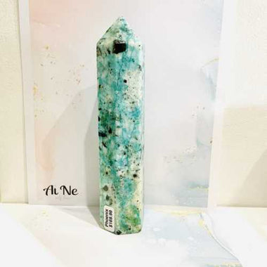 RARE Phoenix Stone Crystal TOWER - Chrysocolla, Malachite and turquoise, Azurite & Hematite - 746 grams - Ai NeDefault Category