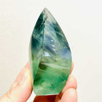 Blue Green Fluorite Crystal Healing Gemstone Flame 7cm | Embrace Spiritual Cleansing and Mental Clarity - Ai NeDefault Category