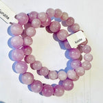 RARE! Authentic Madagascar Kunzite Gemstone Crystals Bracelet size 10mm - Ai NeJewellery