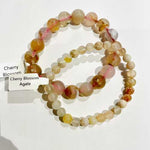 Cherry Blossom Agate Crystal Bracelets | Calming and Harmonising Bracelets - Ai NeDefault Category