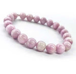 RARE! Authentic Madagascar Kunzite Gemstone Crystals Bracelet size 10mm - Ai NeJewellery