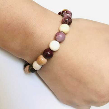 Mookite Jasper Gemstone Bracelet size 8mm - Ai NeJewellery