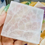Genuine Selenite Gemstone Crystal Square Charging Plate 10cm - Ai NeDefault Category