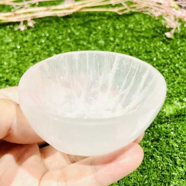 Genuine Selenite Gemstone Crystal Bowl 6cm - Ai NeDefault Category