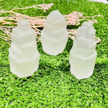 Genuine Selenite Gemstone Crystal Tower 6 - 7cm - Ai NeDefault Category