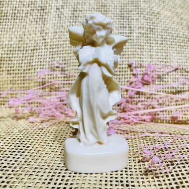 Genuine Handmade Tagua Nut Carving Ivory - Praying Angel