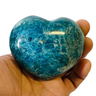 Apatite Natural Crystal Love Heart Shape 7.5cm - Ai Ne