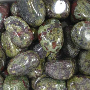 Genuine Dragon's Blood Jasper Gemstone Crystal Tumble - Ai Ne