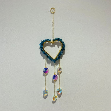 Heart Shape Crystal Chip Hanger Suncatcher - Ai Ne