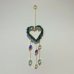 Heart Shape Crystal Chip Hanger Suncatcher - Ai Ne