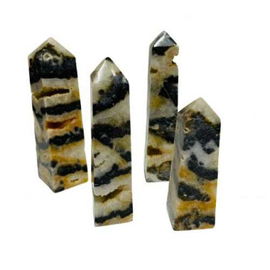 RARE! Indonesian Zebra Druzy Crystalised Agate Tower / Point 8cm - Ai NeDefault Category