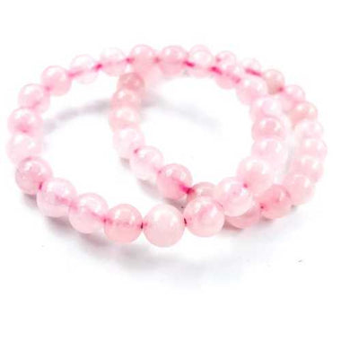 Rose Quartz Crystal Gemstone Bracelet size 8mm - Ai NeJewellery