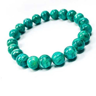 Russian Amazonite / Swarovski Gemstone Bracelet size 8mm - Ai NeDefault Category