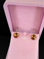 Swarovski Crystal Bella Earrings Rhodium Plating 12mm - Ai NeDefault Category