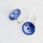 Swarovski Crystal Bella Earrings Rhodium Plating 12mm - Ai NeDefault Category