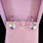 Swarovski Crystal Bella Earrings Rhodium Plating 12mm - Ai NeDefault Category